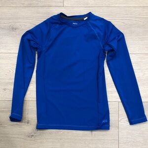 DSG Royal Blue Youth Compression Long Sleeve Shirt
